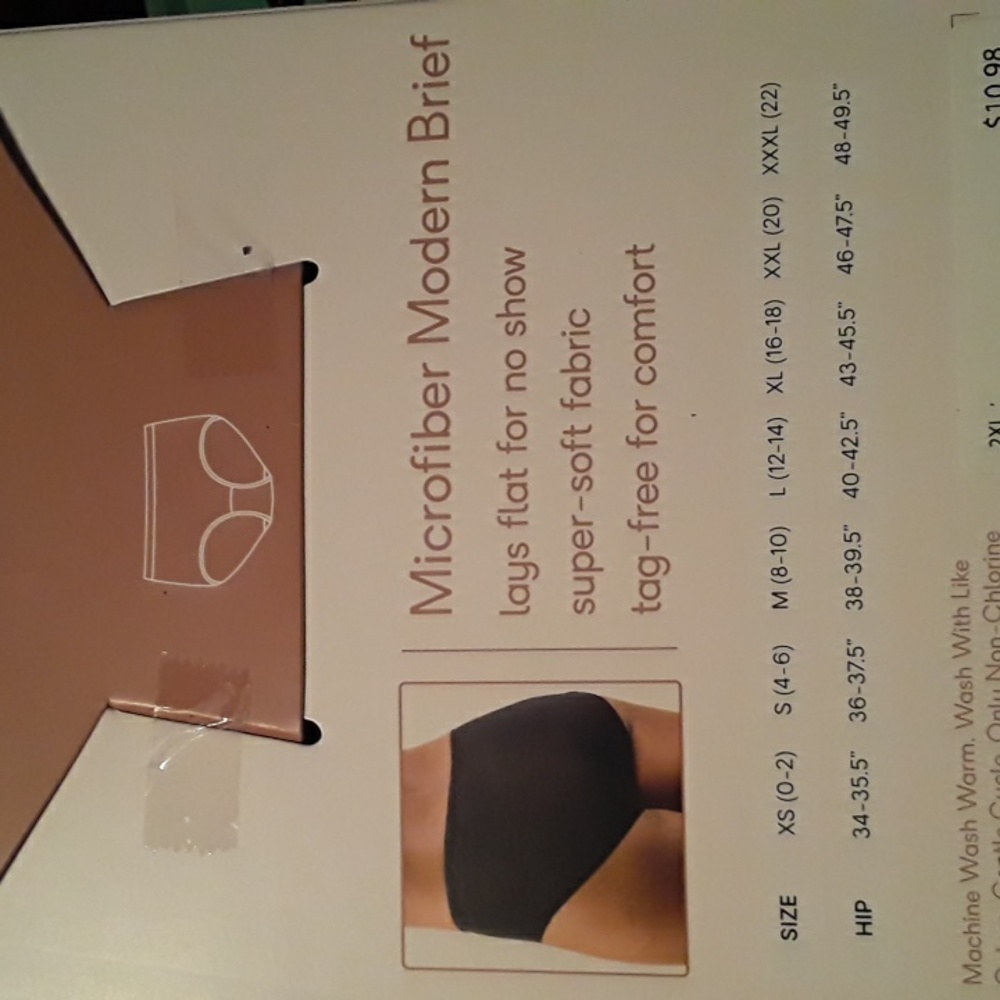 NWT Various Sizes Joyspun 6pair Microfiber Modern Brief - Picture 5 of 12